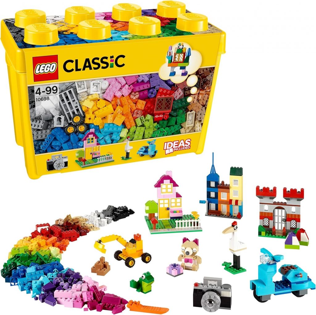 LEGO Classic Große Bausteine-Box mit kreativen Bausteinen, Kamera, Vespa und Bagger als Bauset - Spielzeug zum Bauen - Geschenk zu Weihnachten für Jungen und Mädchen ab 4 Jahren 1069834,99€ statt 49,99€➡️ https://www.amazon.de/dp/B00PY3EYQO/?tag=preisfehlerheute-21