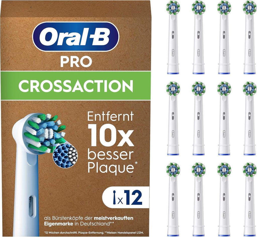 Oral-B Pro CrossAction Aufsteckbürsten — ORIGINAL Zahnbürstenaufsatz für Elektrische Oral-B Pro Zahnbürste — Ersatzbürsten für überlegene Zahnreinigung — Weiß, 12 Stück23,92€ statt 35,99€➡️ https://www.amazon.de/dp/B0BWNRTRMQ/?tag=preisfehlerheute-21