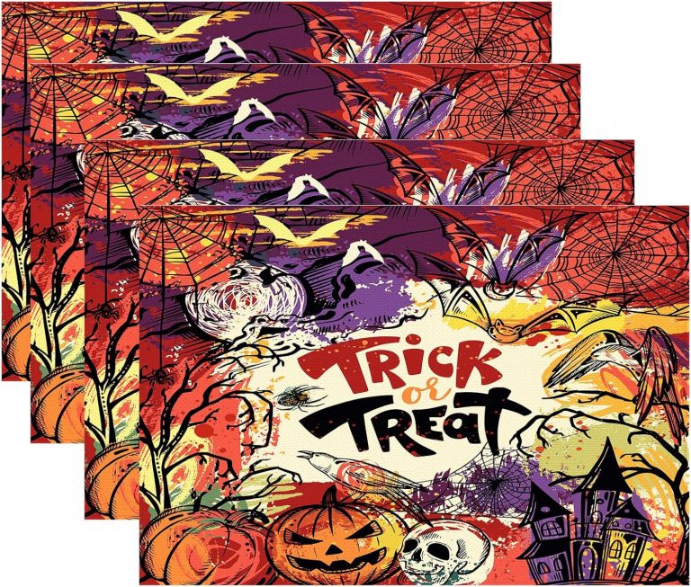 👑 Halloween tischset,4 Stück Halloween tischdeko,Kürbis Schädel Graffiti tischsets platzsets abwaschbar, Halloween deko Set Tischsets Für deko küche bar Esstisch4,99€ statt 8,99€ - 45,00 % 🔥🚚 Verkauft von XINNAB und Versand durch Amazon85 Bewertungen: 4.3 / 5.0 ⭐️⭐️⭐️⭐️🛒 zu Amazon https://www.amazon.de/dp/B0CH2V6MJW/?amp%3Btag=preisfehlerheute-21&amp%3Bth=1&amp%3Bpsc=1&tag=preisfehlerheute-21