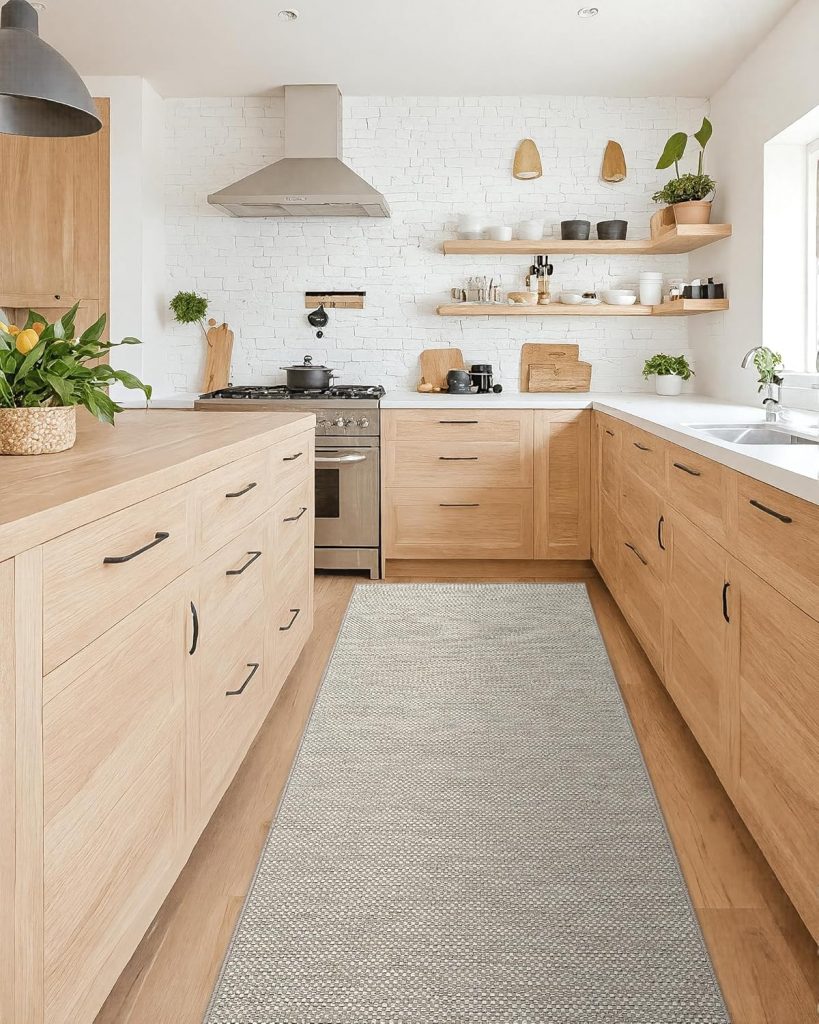 COLOR&GEOMETRY Küchenteppiche rutschfeste Waschbar 70x304cm, 4mm Dünne Gewebe Gummi Gestützt Küche Runner Teppich, Absorbierende Leicht zu Reinigen Fußbodenmatten für vor dem Waschbecken, Flur, Beige63,89€ statt 85,99€➡️ https://www.amazon.de/dp/B0CZ72G9Q7/?tag=preisfehlerheute-21