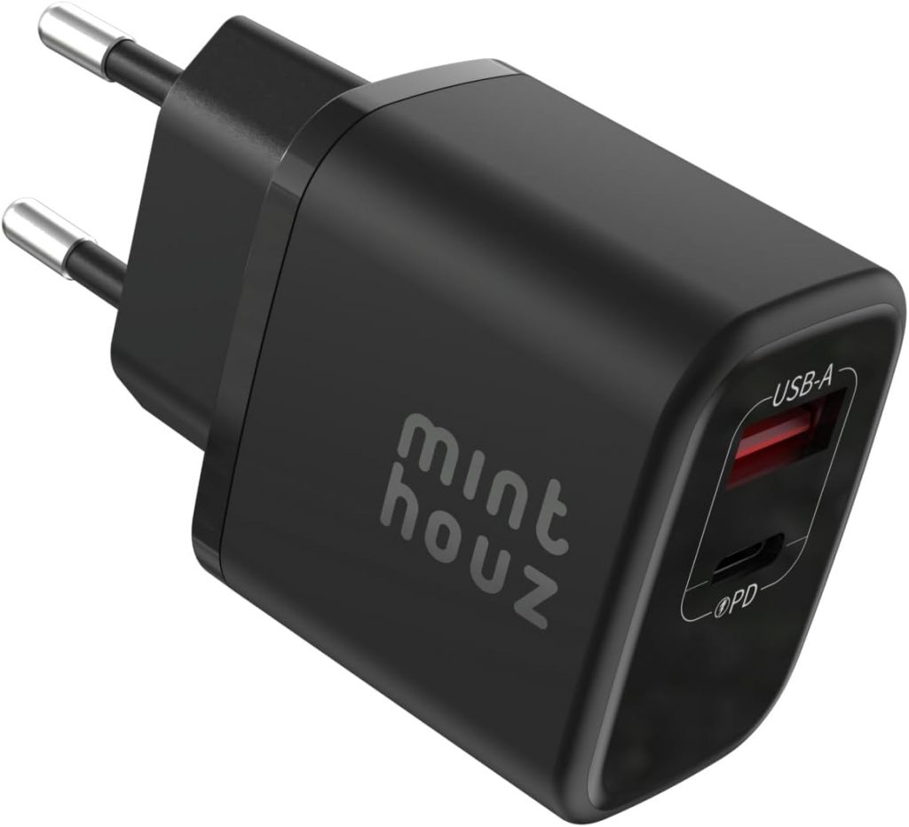 Minthouz USB-C-Ladegerät für Samsung/iPhone, PD 35 W, 2-Port-GaN-Mehrfachnetzteil, Fast Chargers kompatibel mit iPhone 17/17 Air/17 Pro/17 Pro Max/17 SE, 16/15/14/Serie, Galaxy, iPad (ohne Kabel)14.99€ statt 44.99€5X in den Warenkorb 🧺➡️ https://www.amazon.de/dp/B0FPL931SR/?tag=preisfehlerheute-21