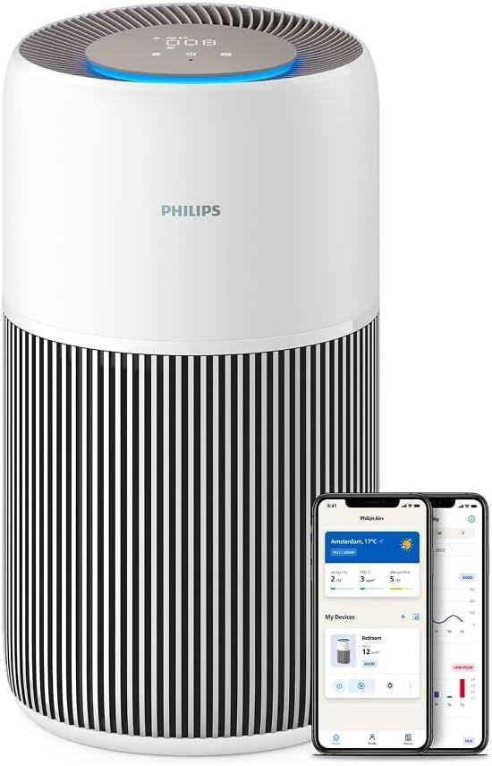 Philips Luftreiniger 2200 Series, HEPA NanoProtect + Aktivkohlefilter, CADR 400m³/h für 104m², Allergiker, Ultra-leise, Intelligenter und langlebiger Filter (AC2210/10)182,99€ statt 279,99€➡️ https://www.amazon.de/dp/B0F84553XQ/?tag=preisfehlerheute-21