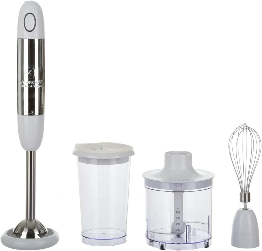 Kasanova 1 TAUCHMISCHER-SET W400 TRAZZI WEISS CHROM, ABS-Kunststoff Edelstahl 18/10 Polypropylen Elektronische Komponenten