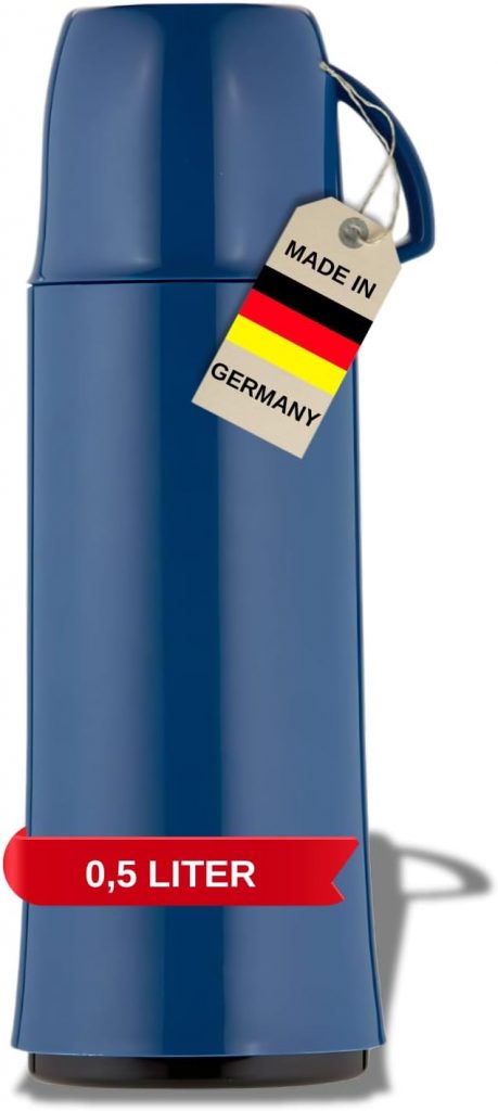Helios Elegance Thermoskanne Taubenblau 0,5L – 6h Heiß - Hält Getränke heiß & kalt - Robustes Design Ideal für unterwegs9.50€ ➡️ https://www.amazon.de/dp/B00DVDXT1A/?tag=preisfehlerheute-21