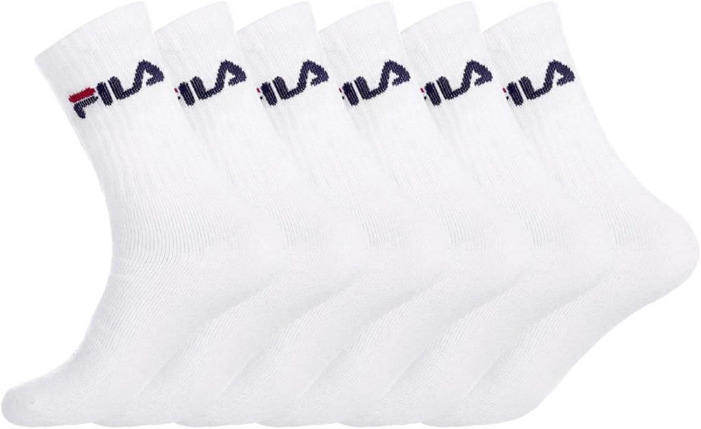 Fila Herren Sportsocken FILA/AM/TNX6 (6er Pack), Weiß, 43/468.73€