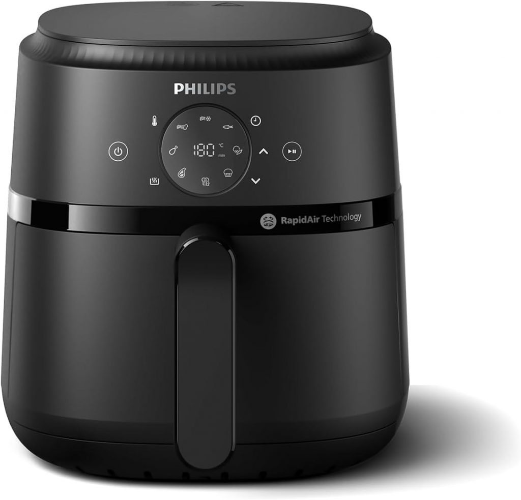 Philips Airfryer 2000 Serie Heißluftfritteuse, Schwarz, 4,2L