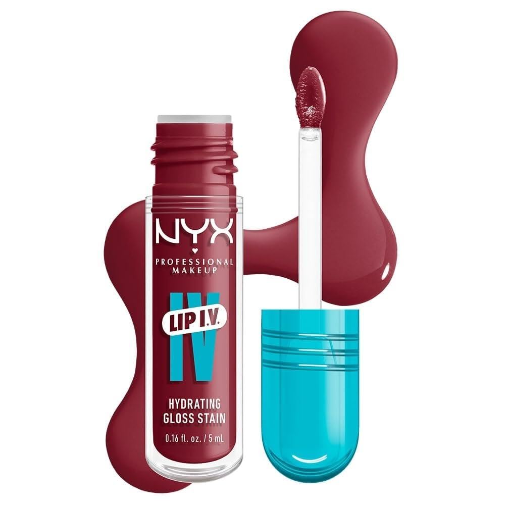 NYX Professional Makeup Feuchtigkeitsspendender Lipgloss und Lip Stain, Bis zu 12 Stunden Pflege, Lip IV Hydrating Gloss Stain, Farbe: Bubblegum Burst8,40€ statt 11,99€➡️ https://www.amazon.de/dp/B0DK7TJ545/?tag=preisfehlerheute-21