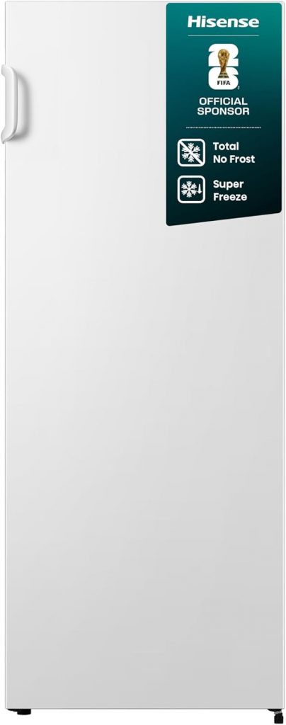 Hisense FV191N4AW2 Gefrierschrank/ TotalNoFrost/ SuperFreeze/ Türalarm/ Multiflow 360°/ BigBox/ 143,4 cm/ Gefrierteil 147 l/ 41 dB/ 205 kWh/Weiß329,00€ statt 449,00€➡️ https://www.amazon.de/dp/B08DRDVL2W/?tag=preisfehlerheute-21