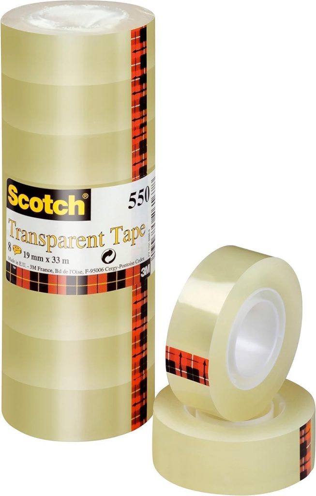 🤴 Scotch Transparentes Klebeband 550- 8 Rollen – 19mm x 33m – Durchsichtiges Allzweckband für Schule, Heim und Büro10,99€ statt 15,99€ – 32,0 🔥🚚 Verkauft durch Amazon und Versand durch Amazon2,837 Bewertungen: 4.5 / 5.0 ⭐️⭐️⭐️⭐️⭐️🛒 zu Amazon https://www.amazon.de/dp/B000KJMN8I/?th=1&tag=preisfehlerheute-21#038;psc=1&tag=preisfehlerheute-21
