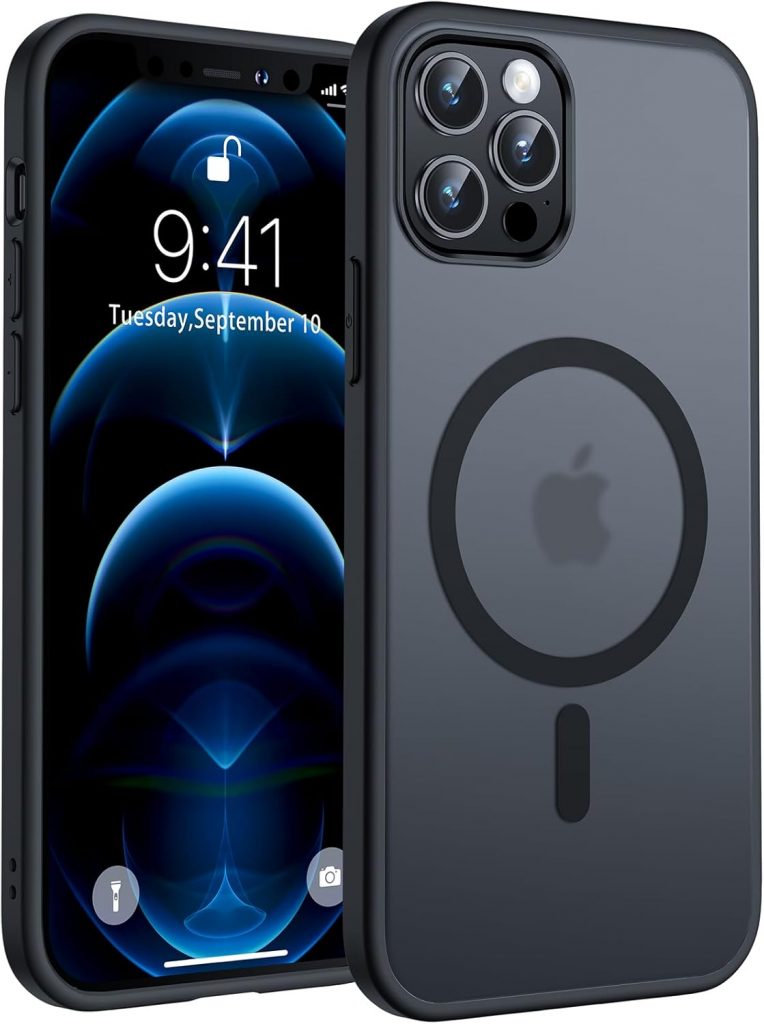 TOCOL für iPhone 12 Pro Hülle für Magsafe, Stoßfest Anti-Fingerabdruck Kratzfest Transluzente Rückseite rutschfest Matt Magnetisch Handyhülle für iPhone 12 Pro Case, Schwarz9,33€ statt 10,99€➡️ https://www.amazon.de/dp/B0F214PN3Z/?tag=preisfehlerheute-21