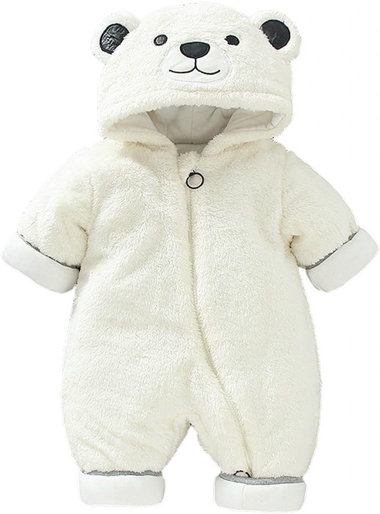 WYTbaby Baby Schneeanzug Fleece Overall Winter Mit Kapuze Dick Warm Jumpsuit Kleinkind Strampler für Jungen Mädchen 6-9 Monate Weiß9.99€ statt 35.99€➡️ https://www.amazon.de/dp/B0FG7NN2V2/?tag=preisfehlerheute-21