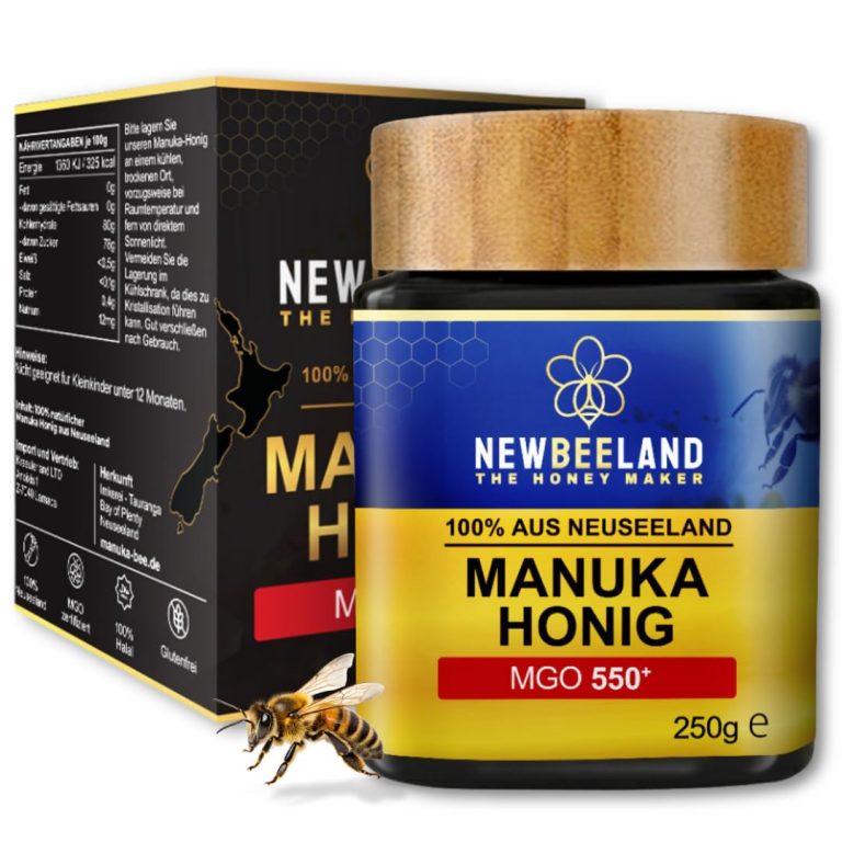 NEWBEELAND Manuka Honig MGO 550+ – 250g – lichtgeschütztes Glas, 100% purer Premium Manuka Honey aus Neuseeland, chargengeprüft mit zertifiziertem Methylglyoxal-Gehalt, ohne Zusatzstoffe33,57€ statt 47,99€➡️ https://www.amazon.de/dp/B0FV8MDQLX/?tag=preisfehlerheute-21