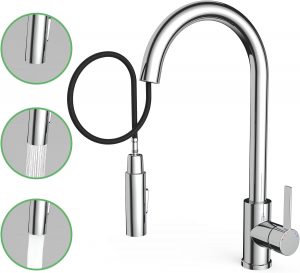 Hochdruck Wasserhahn Küche mit Brause Ausziehbar, küchenarmatur ausziehbar mit Zwei Wasserstrahlarten, Mischbatterie Spültischarmatur Küche Küchenarmaturen (Schwarz)19,99€ statt 39,99€➡️ https://www.amazon.de/dp/B0FK9Z8QXV/?tag=preisfehlerheute-21