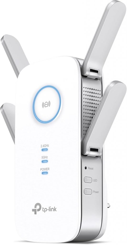 TP-Link RE655 WLAN Verstärker Repeater AC2600, Dual-Band AC + N, 1733 Mbit/s 5GHz + 800Mbit/s 2,4GHz, Gigabit-LAN-Port, 4*4-MU-MIMO, App Steuerung, maximale Abdeckung63,08€ statt 89,90€➡️ https://www.amazon.de/dp/B0928WNNCM/?tag=preisfehlerheute-21