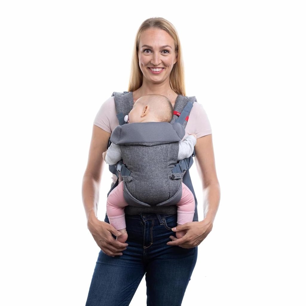 YOU+ME 4-in-1 Babytrage Neugeborene ab Geburt bis Kleinkind (3,6–14,5 kg) - Ergonomische, hüftfreundliche Baby Trage mit atmungsaktiven 3D-Mesh-Einsätzen, Baby Tragegurt mit 2-in-1-Lätzchen (Grau)39,97€ statt 49,95€➡️ https://www.amazon.de/dp/B07KX7SH1C/?tag=preisfehlerheute-21