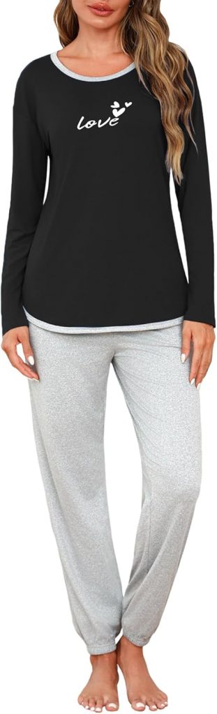Crewhpo Schlafanzug Lang Damen Pyjama Langarm mit Rundhalsausschnitt Nachtwäsche Zweiteiliger Baumwolle Schlafanzüge für Winter Loungewear Set Frauen Freizeitanzug9.99€ ➡️ https://www.amazon.de/dp/B0FH4XN95Y/?tag=preisfehlerheute-21