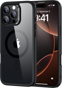 ESR f&uuml;r iPhone 16 Pro Max H&uuml;lle, MagSafe Kompatibel, Sto&szlig;fester Milit&auml;rnorm Schutzh&uuml;lle, Vergilbungsbest&auml;ndig, Kratzfeste R&uuml;ckseite, Magnetisches HandyH&uuml;lle f&uuml;r iPhone 16 Pro Max Case, Klares Schwarz7,99&euro; ➡️ https://www.amazon.de/dp/B0D793D6WG/?tag=preisfehlerheute-21