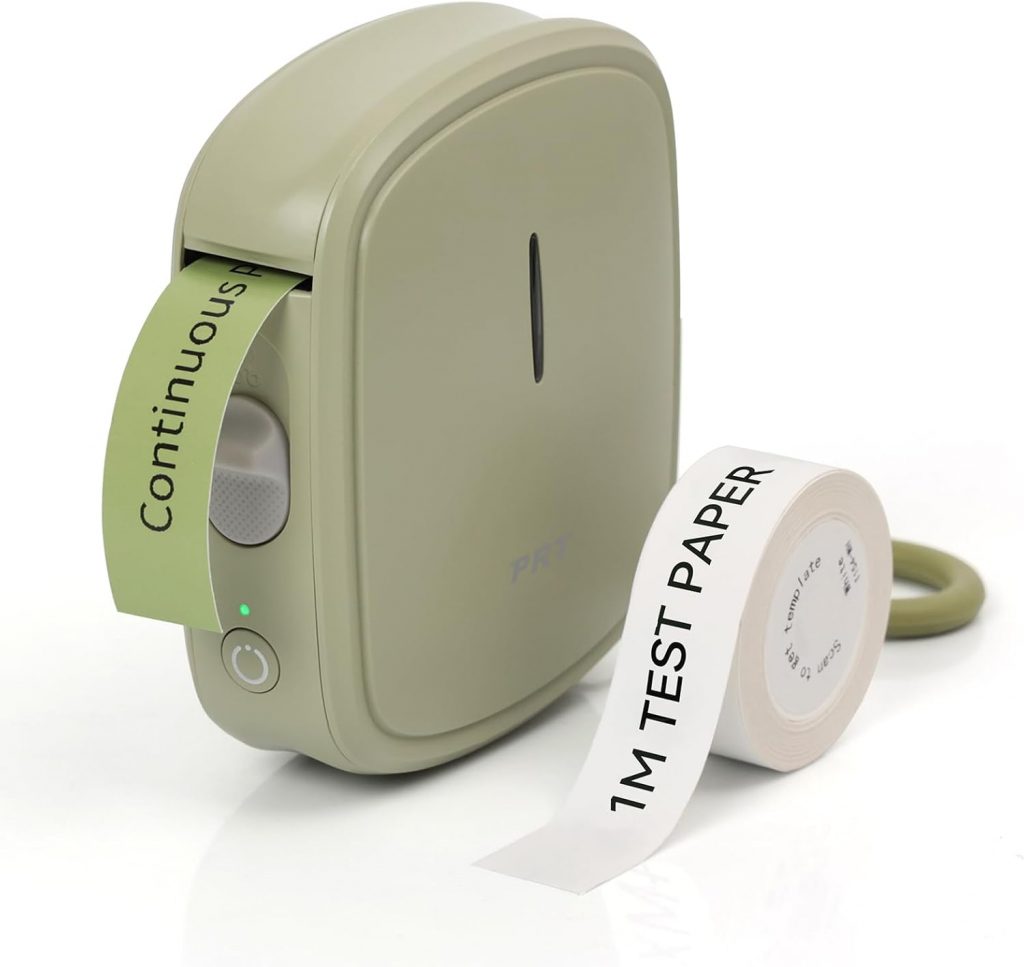 🤴 prt Qutie Bluetooth Beschriftungsgerät Selbstklebend, Tragbarer Mini Etikettiergerät, USB Aufladen Etikettendrucker, labelmaker für Zuhause, Büro, Datum, Name, Kompatibel, iOS & Android，Grün16,14€ statt 23,99€ – 33,0 🔥🚚 Verkauft von Chunjue Direct und Versand durch Amazon5,762 Bewertungen: 4.2 / 5.0 ⭐️⭐️⭐️⭐️🛒 zu Amazon https://www.amazon.de/dp/B09XGP3TY9/?th=1&tag=preisfehlerheute-21#038;psc=1&tag=preisfehlerheute-21