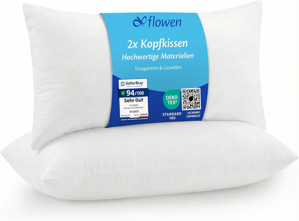 🤴 Flowen Kopfkissen 48×74 cm Kissen für Bett 48 x 74 2er Set Bettkissen Hypoallergene Anti-Milben Weiche Kissenfüllung mit Weicher Gesteppter Kopfkissenbezug 10 Polyester Schlafkissen14,44€ statt 19,98€ – 28,0 🔥🚚 Verkauft von Flowen DE und Versand durch Amazon19,223 Bewertungen: 4.4 / 5.0 ⭐️⭐️⭐️⭐️🛒 zu Amazon https://www.amazon.de/dp/B092R7PW3Q/?th=1&tag=preisfehlerheute-21#038;psc=1&tag=preisfehlerheute-21