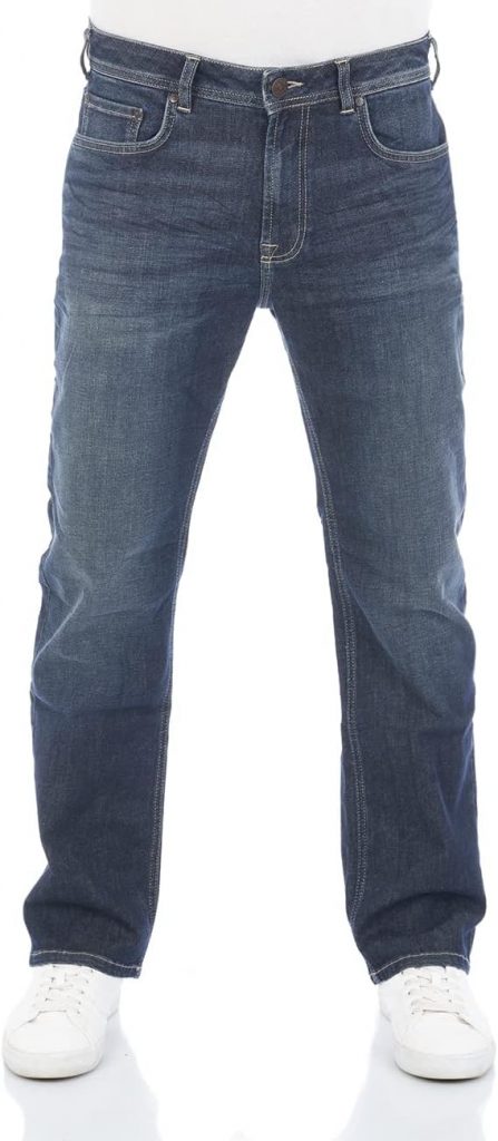 LTB Jeans Herren Stretch PaulX Straight Fit Jeanshose Hose Denim, Farbvariante:Iconium Wash (14499), Größe:36W / 36L
