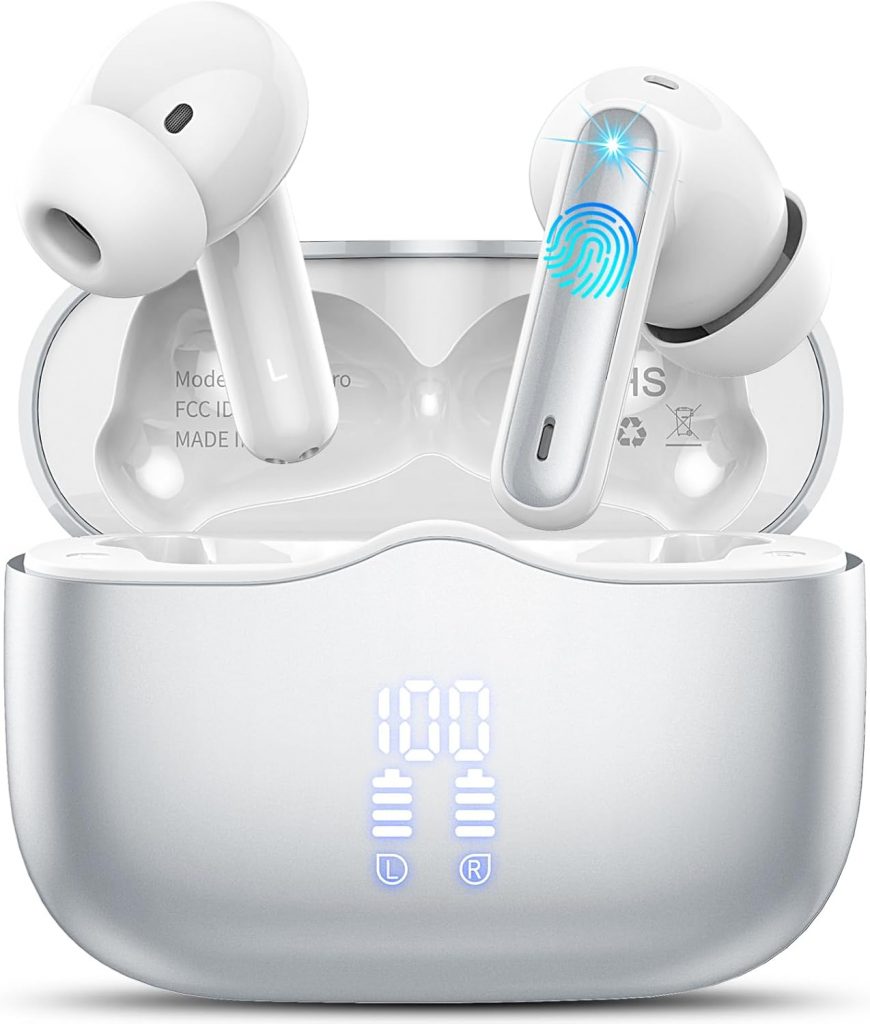 🤴 xinwld Bluetooth Kopfhörer, Kopfhörer Kabellos Bluetooth 5.3 In Ear Kopfhörer mit 4 ENC Noise Cancelling Mic, Kabellose Kopfhörer Tiefer Bass Wireless Earbuds 40Std, IP7 Wasserdicht Ohrhörer, Silber22,99€ statt 32,99€ – 31,0 🔥🚚 Verkauft von Hopient Vendorasuite Kft. und Versand durch Amazon22,803 Bewertungen: 4.4 / 5.0 ⭐️⭐️⭐️⭐️🛒 zu Amazon https://www.amazon.de/dp/B0CP2B1HXB/?th=1&tag=preisfehlerheute-21#038;psc=1&tag=preisfehlerheute-21