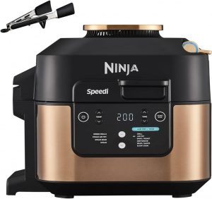 🤴 Ninja Speedi Multikocher, 5,7L, 10-in-1 Multicooker, Airfryer Heißluftfritteuse, Slow Cooker Langsamkochen, Grillen, Backen, Schwarz & Kupfer ON400EUCP211,04€ statt 269,99€ - 22,00 % 🔥🚚 Verkauft durch Amazon und Versand durch Amazon2,850 Bewertungen: 4.7 / 5.0 ⭐️⭐️⭐️⭐️⭐️🛒 zu Amazon https://www.amazon.de/dp/B0CJVNPJR1/?th=1&%3Bpsc=1&%3Btag=preisfehlerheute-21&tag=preisfehlerheute-21
