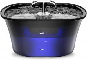 Katzenbrunnen, 2,5L Trinkbrunnen für Katze, Ultra Leise Wasserbrunnen für Katzen mit LED und Aktivkohlefilter, Vierfaches Filtersystem Leicht zu Reinigen, BPA-freier Katzentrinkbrunnen9.90€ ➡️ https://www.amazon.de/dp/B0FFHJSNWT/?tag=preisfehlerheute-21