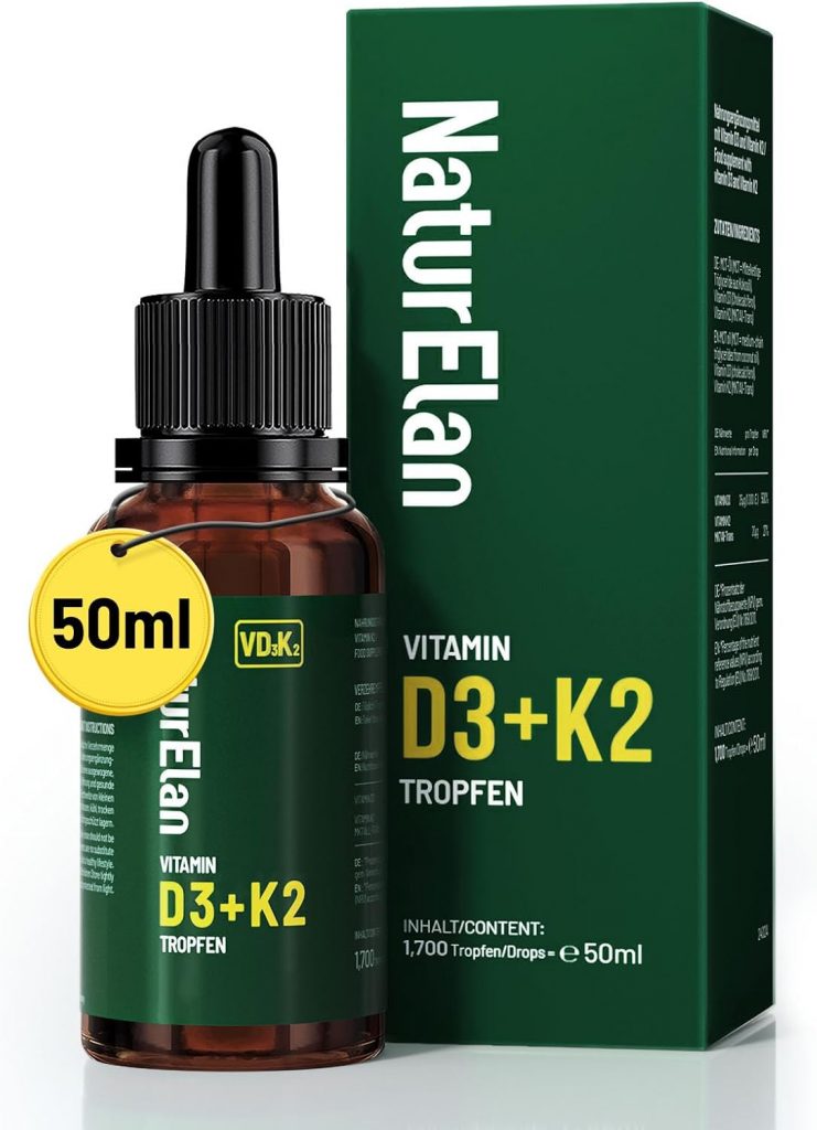 👑 Vitamin D3 K2 hochdosiert Tropfen - 50ml, 1000 I.E. Vitamin D3 pro Tropfen, vegetarisch, ohne Zusätze, Laborgeprüft12,20€ statt 19,98€ - 39,00 % 🔥🚚 Verkauft von PG-Naturpharma und Versand durch Amazon1,913 Bewertungen: 4.6 / 5.0 ⭐️⭐️⭐️⭐️⭐️🛒 zu Amazon https://www.amazon.de/dp/B09VS697KM/?amp%3Btag=preisfehlerheute-21&%3Bamp%3Bth=1&%3Bamp%3Bpsc=1&tag=preisfehlerheute-21