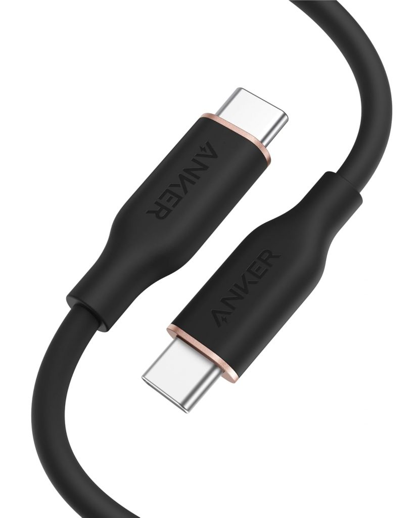 Anker Powerline III Flow, USB C auf USB C Kabel 240W, Typ C Kabel 90cm, Kompatibel mit iPhone 17/16/15 Serie, MacBook Pro/Air, iPad Pro/Air, Galaxy S24, Pixel, Switch, LG (USB 2.0, Nachtschwarz)9,99€ statt 16,99€➡️ https://www.amazon.de/dp/B0DG2WQMRD/?tag=preisfehlerheute-21