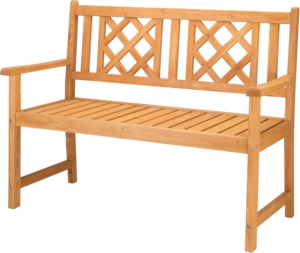 LEADZM Gartenbank,Holzbank,Holz Wetterfest,2-Sitzer,118 cm,Ergonomisch gestaltete Rückenlehne und Armlehnen,Bequem Balkonbank,275 kg Belastbar,für Balkon,Terrasse,Garten,Outdoor73,86€ statt 93,89€➡️ https://www.amazon.de/dp/B0F38B72M6/?tag=preisfehlerheute-21