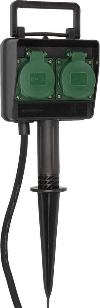 Brennenstuhl Garten-Steckdose/Außensteckdose 2-Fach mit Erdspieß (witterungsbeständiger Kunststoff, Steckdose für außen mit wasserfestem Gehäuse, 1,4m Kabel) schwarz8,95€ statt 15,79€➡️ https://www.amazon.de/dp/B0099TWMAE/?tag=preisfehlerheute-21
