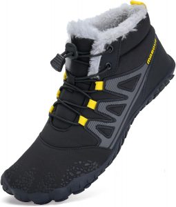 Mabove Barfußschuhe Winterstiefel Herren Damen Traillaufschuhe Warm Gefüttert Winterschuhe Schneestiefel (Schwarz-Gelb,38 EU)13,32€ statt 16,49€➡️ https://www.amazon.de/dp/B0DBZQ2WTG/?tag=preisfehlerheute-21