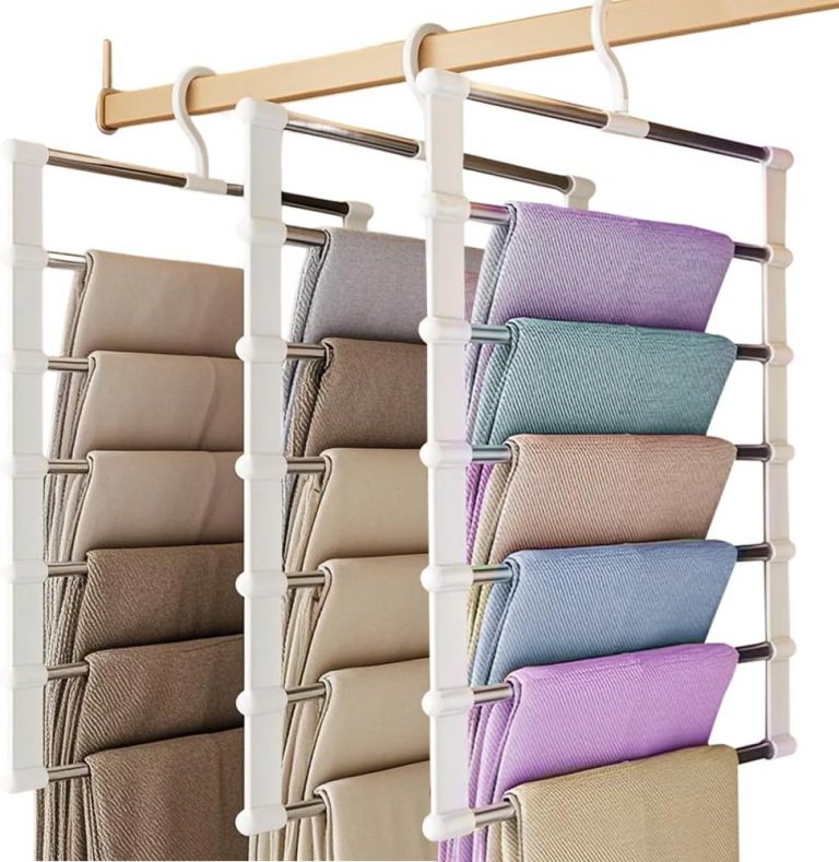 Hosenbügel Platzsparend, 3 Stück Kleiderbügel Hosen Platzsparend 6 in 1 Edelstahl Stabil Hosenkleiderbügel Tragbare Kleiderschrank Organizer für Hosen, Jeans, Kleidung, Handtücher, Bettlaken, Schals6.99€ ➡️ https://www.amazon.de/dp/B0F5HJ1NNN/?tag=preisfehlerheute-21