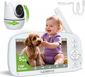 LEMFO Babyphone mit Kamera Ohne WLAN 5" 720P IPS Video, 5000mAh Babyfon Mit Kamera Akku IR-Nachtsicht, Ger&auml;usch-/Temperaturerkennung, Zwei-Wege Audio, 293m Hohe Reichweite, Plug & Play/Wiegenlieder28.00&euro; statt 89.99&euro;➡️ https://www.amazon.de/dp/B0FJFQSGR5/?tag=preisfehlerheute-21