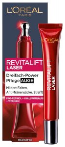🤴 L'Or&eacute;al Paris Anti-Aging-Augenpflege mit Dreifachpower f&uuml;r Frauen: f&uuml;r gemilderte Falten, reduzierte Tr&auml;nens&auml;cke, straffere Haut mit Pro-Retinol, Vitamin C und Hyalurons&auml;ure, RevitaLift Laser, 15ml12,45&euro; statt 19,98&euro; - 38,00 % 🔥🚚 Verkauft durch Amazon und Versand durch Amazon2,917 Bewertungen: 4.4 / 5.0 ⭐️⭐️⭐️⭐️🛒 zu Amazon https://www.amazon.de/dp/B06Y144WVG/?th=1&amp%3Bpsc=1&amp%3Btag=preisfehlerheute-21&tag=preisfehlerheute-21