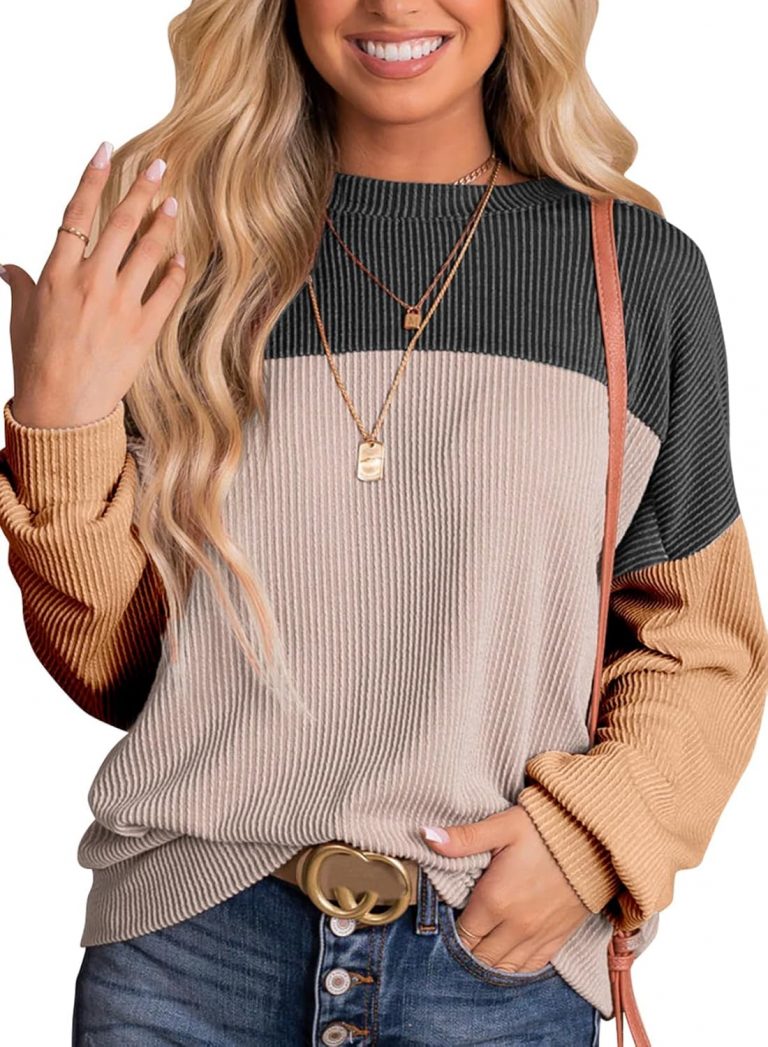 👑 Pullover Damen Herbst Rundhals Oversied Sweatshirt Farbblock Oberteile Textured Langarmshirt14,99€ statt 23,05€ - 35,00 % 🔥🚚 Verkauft von DUOEASE Direct und Versand durch Amazon83 Bewertungen: 4.0 / 5.0 ⭐️⭐️⭐️⭐️🛒 zu Amazon https://www.amazon.de/dp/B0D96QX88X/?amp%3Btag=preisfehlerheute-21&amp%3Bth=1&amp%3Bpsc=1&tag=preisfehlerheute-21