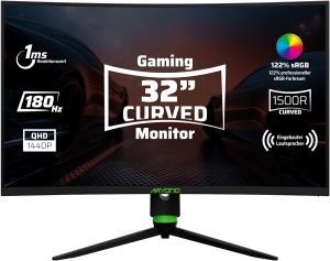 🤴 A32 V2 Curved Gaming Monitor, 32 Zoll(80cm), 180Hz, 1500R, QHD (2560x1440), 1ms, HDR, FreeSync&G-Sync, 122% SRGB, Eye Care, Eingebauter Lautsprecher, HDMI, Display Port, Höhenverstellbar179,00€ statt 249,00€ - 29,00 % 🔥🚚 Verkauft von TULPAR GAMING NOTEBOOK und Versand durch Amazon973 Bewertungen: 4.4 / 5.0 ⭐️⭐️⭐️⭐️🛒 zu Amazon https://www.amazon.de/dp/B0D66VWHJ9/?th=1&%3Bpsc=1&%3Btag=preisfehlerheute-21&tag=preisfehlerheute-21