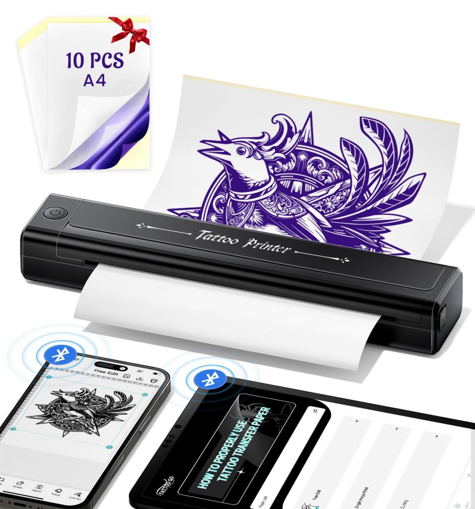 🤴 Yowell H1 Tattoo Drucker Bluetooth, Stencil Drucker, Tattoo Drucker mit 10 Blatt Transferpapier, Tattoo Stencil Drucker für Smartphone & PC, Thermodrucker Tattoo für Tattoo Künstler und Anfänger69,98€ statt 109,99€ - 37,00 % 🔥🚚 Verkauft von ZHCYMM und Versand durch Amazon50 Bewertungen: 4.5 / 5.0 ⭐️⭐️⭐️⭐️⭐️🛒 zu Amazon https://www.amazon.de/dp/B0F8BBG9L9/?amp%3Btag=preisfehlerheute-21&tag=preisfehlerheute-21