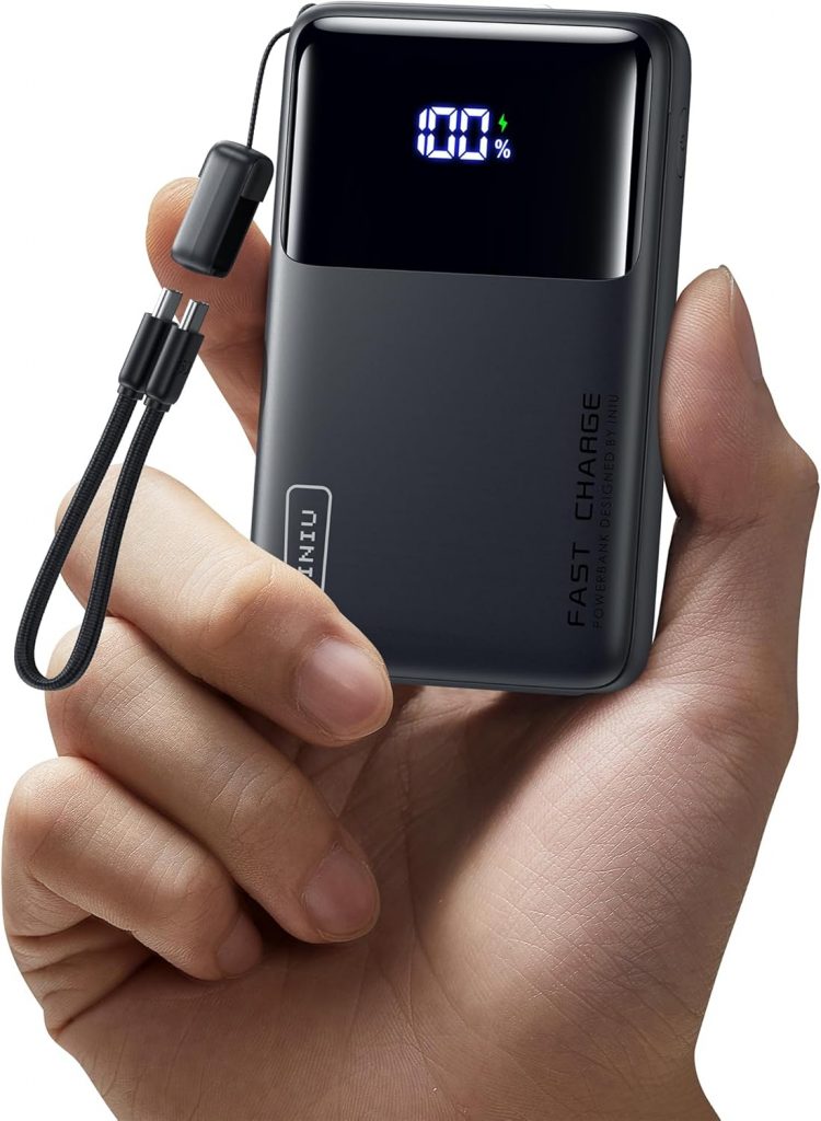 INIU Mini Power Bank, 10000mAh 45W Schnellladefunktion Powerbank mit USB C Kabel, Klein Externe Handyakkus für Reise Gadgets, Flight-Safe Ladegerät für iPhone 17 16 15 Pro Max Samsung S25 S24 etc12.99€ statt 30.99€➡️ https://www.amazon.de/dp/B0DC93Z911/?tag=preisfehlerheute-21