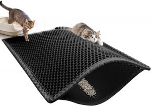 Pieviev Katzenklo Matte XXL, 89x61cm Katzenstreu Matte, Großer Katzenklo Unterleger, Wasserdichte Unterlage für Katzentoilette, Doppelter Honeycomb EVA Vorleger zum Sammeln von Katzenstreu, Schwarz24,64€ statt 28,99€➡️ https://www.amazon.de/dp/B0DC6GV7FL/?tag=preisfehlerheute-21