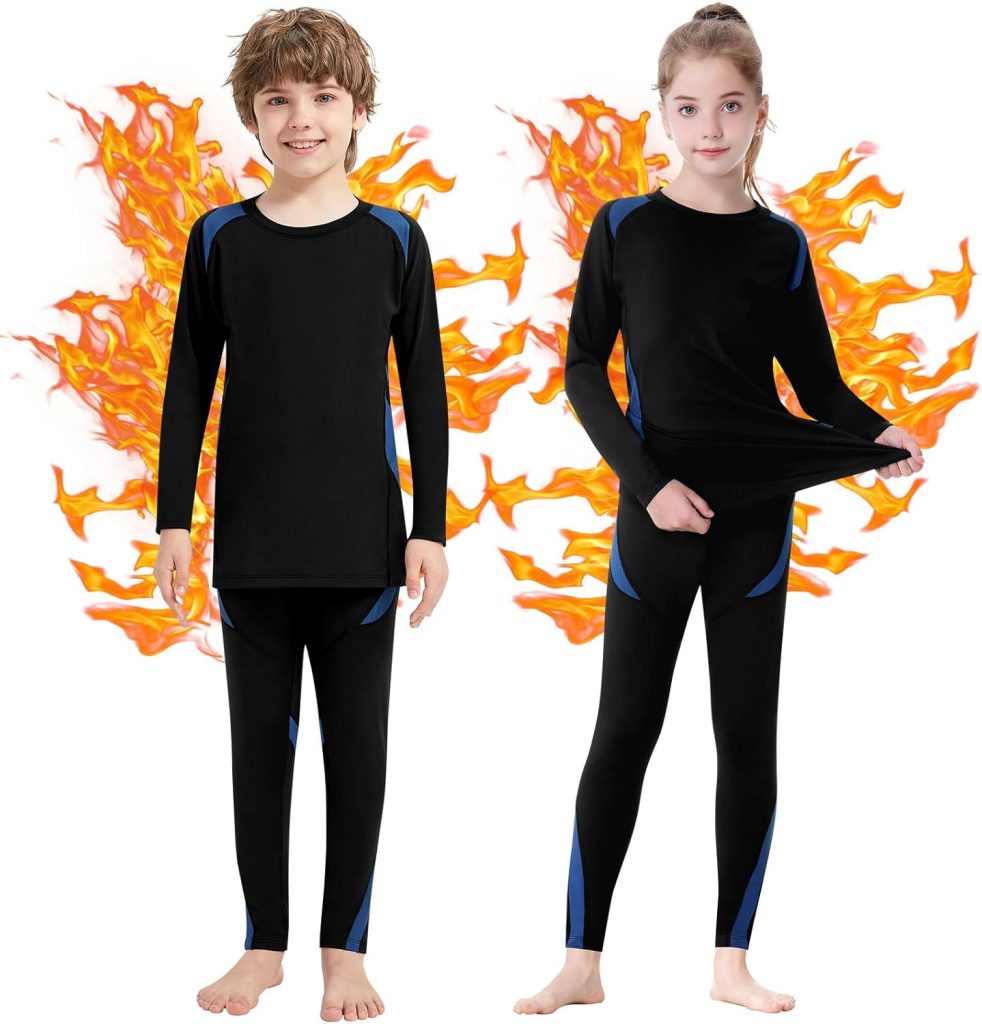 Jiuday Thermounterwäsche Kinder Fussball Funktionsunterwäsche für Jungen Mädchen Skiunterwäsche Atmungsaktiv Soft Warm Winter Langarm Sportunterwäsche für 6-14 Jahre Kinder (B-Schwarz+Blau,M)4.99€ ➡️ https://www.amazon.de/dp/B0DJ29ZWXM/?tag=preisfehlerheute-21