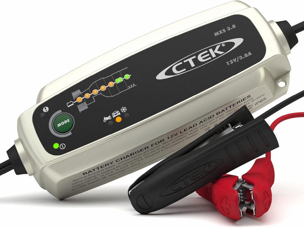 CTEK MXS 3.8, Batterieladegerät 12V, Erhaltungsladegerät, Intelligentes Ladegerät Autobatterie, Ladegerät Auto und Motorrad, Batteriepfleger mit Entsulfatierungsprogramm und Winterprogramm54,45€ statt 82,90€➡️ https://www.amazon.de/dp/B00FGX3CT2/?tag=preisfehlerheute-21