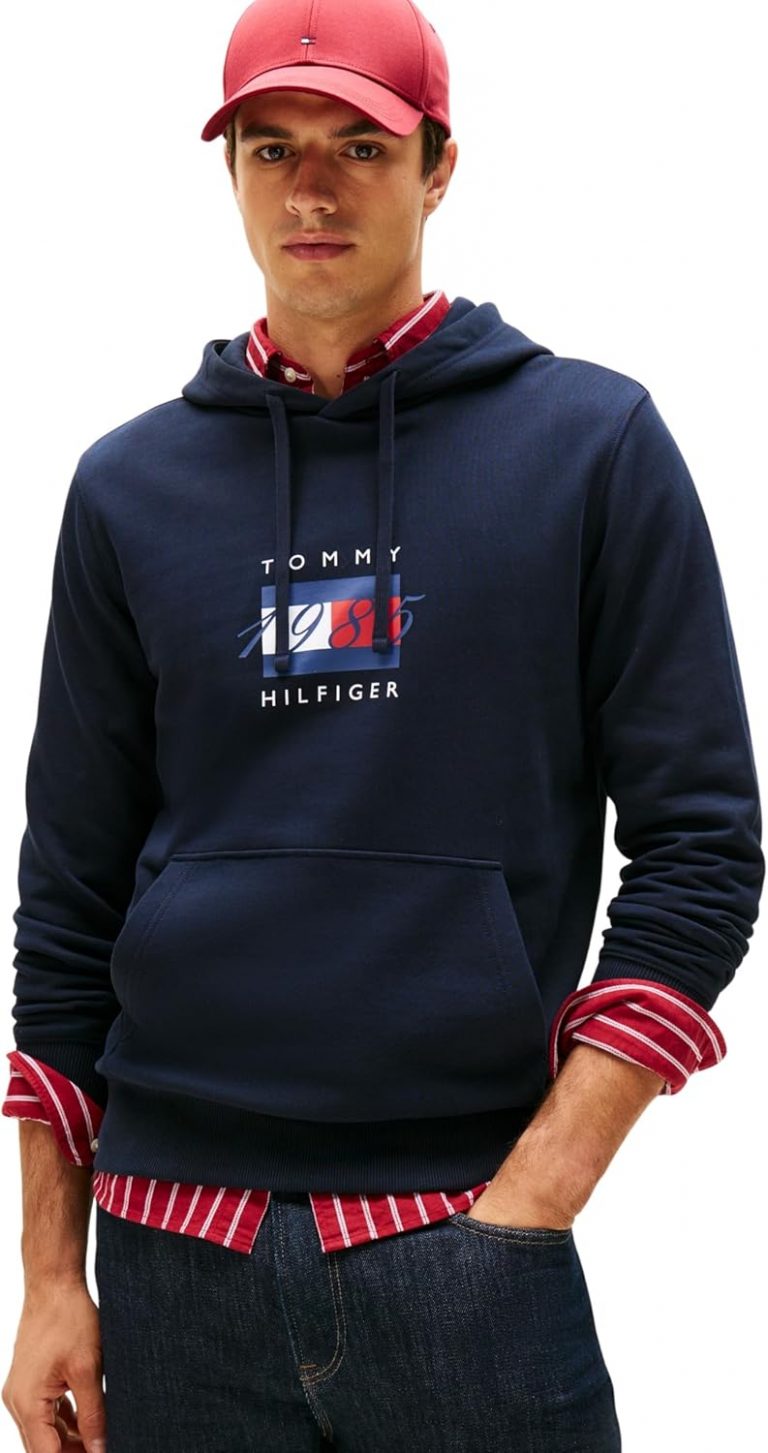 Tommy Hilfiger Herren Hoodie Linear Flag Graphic aus Baumwolle, Blau (Desert Sky), S59,94€ statt 99,90€➡️ https://www.amazon.de/dp/B0DSYR59ZB/?tag=preisfehlerheute-21
