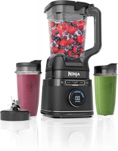 🤴 Ninja 2-in-1 Detect Power Mixer Pro & Single Serve, 1200W Mixer mit Krug, & 2x Single Serve Tassen, Smoothies mixen, Gemüse hacken & Frozen Drinks mixen, Schwarz, TB301EU148,77€ statt 219,99€ - 33,00 % 🔥🚚 Verkauft und Versand durch dieTechnik727 Bewertungen: 4.5 / 5.0 ⭐️⭐️⭐️⭐️⭐️🛒 zu Amazon https://www.amazon.de/dp/B0D8QNV7LM/?th=1&%3Bpsc=1&%3Btag=preisfehlerheute-21&tag=preisfehlerheute-21