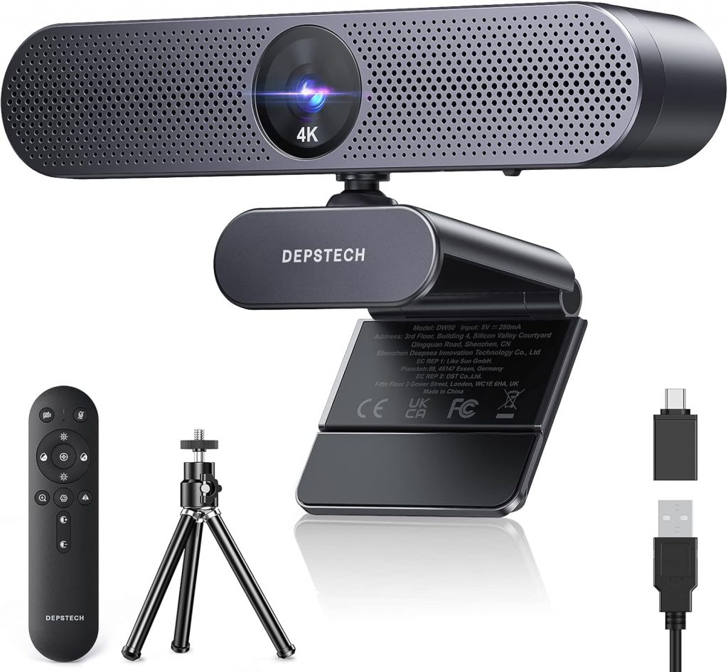 👑 DEPSTECH DW50 Pro Webcam 4K, Ultra HD mit Mikrofon, 3-facher Zoom, 1/2.55 Sony Sensor, Duale Mics mit Geräuschunterdrückung, Fernbedienung, Autofokus Streaming Kamera für PC Laptop Mac, Teams39,99€ statt 69,98€ – 43,0 🔥🚚 Verkauft von Botan-EU und Versand durch Amazon1,884 Bewertungen: 4.4 / 5.0 ⭐️⭐️⭐️⭐️🛒 zu Amazon https://www.amazon.de/dp/B0CCXR9MH2/?tag=preisfehlerheute-21