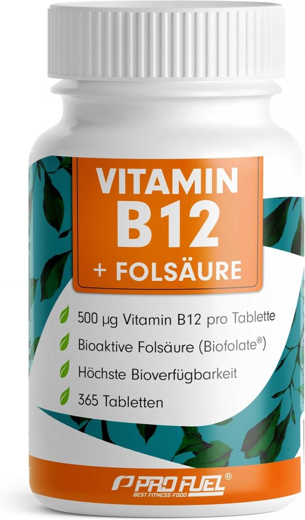 👑 VITAMIN B12 hochdosiert - 365 Tabletten mit 500 µg Vit B12 + 200 µg Biofolate® Folsäure - Methylcobalamin, Adenosylcobalamin & Hydroxocobalamin Vitamin B12 - laborgeprüft mit Zertifikat - 100% vegan9,85€ statt 12,95€ - 24,00 % 🔥🚚 Verkauft von mewell GmbH und Versand durch Amazon5,220 Bewertungen: 4.6 / 5.0 ⭐️⭐️⭐️⭐️⭐️🛒 zu Amazon https://www.amazon.de/dp/B088M4MCVK/?amp%3Btag=preisfehlerheute-21&%3Bamp%3Bth=1&%3Bamp%3Bpsc=1&tag=preisfehlerheute-21