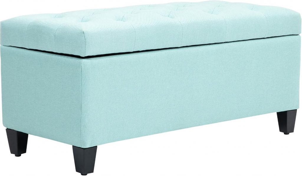 HOMCOM Sitzbank mit Stauraum Polsterbank mit Leinenoptik, Sitztruhe mit Holzbeine, Truhenbank für Wohnzimmer Schlafzimmer Flur 100 x 40 x 44 cm Grün29.95€ ➡️ https://www.amazon.de/dp/B0DNDXKXJQ/?tag=preisfehlerheute-21