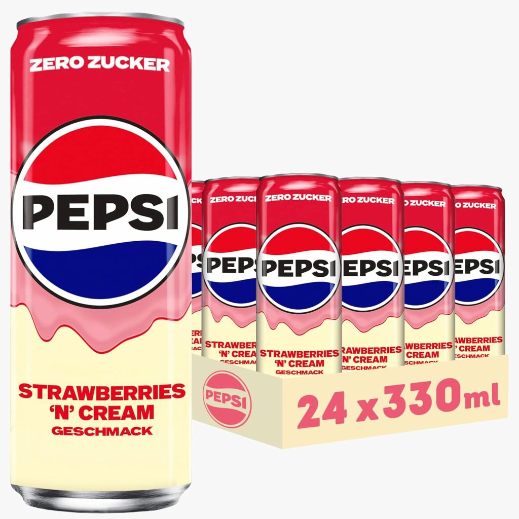 👑 Pepsi Zero Zucker Strawberry 'n' Cream Geschmack in der Dose, Einweg (24×0,33l)16,98€ statt 23,76€ – 29,0 🔥🚚 Verkauft und Versand durch Pennguin-DE7 Bewertungen: 5.0 / 5.0 ⭐️⭐️⭐️⭐️⭐️🛒 zu Amazon https://www.amazon.de/dp/B0G7JFZQ1R/?tag=preisfehlerheute-21
