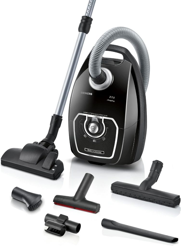 🤴 SIEMENS Staubsauger mit Beutel Z7.0 VSZ7X500, ideal für Allergiker, Hygiene-Filter, extrem leise, Bodendüse für Parkett, Teppich, Fliesen, XXL-Polsterdüse, XXL-Fugendüse, langes Kabel, 650 W, schwarz159,00€ statt 349,00€ - 55,00 % 🔥🚚 Verkauft durch Amazon und Versand durch Amazon2,045 Bewertungen: 4.4 / 5.0 ⭐️⭐️⭐️⭐️🛒 zu Amazon https://www.amazon.de/dp/B0BXDHHWXW/?amp%3Btag=preisfehlerheute-21&%3Bamp%3Bth=1&%3Bamp%3Bpsc=1&tag=preisfehlerheute-21