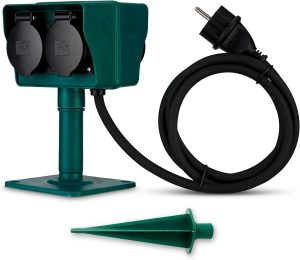 🤴 REV Gartensteckdose mit Erdspie&szlig; - 4-Fach Au&szlig;ensteckdose, IP44 Spritzwasserschutz, 1,4m Gummikabel, inkl. Bodenplatte f&uuml;r Flexible Montage, gr&uuml;n12,92&euro; statt 24,99&euro; - 49,00 % 🔥🚚 Verkauft durch Amazon und Versand durch Amazon761 Bewertungen: 4.6 / 5.0 ⭐️⭐️⭐️⭐️⭐️🛒 zu Amazon https://www.amazon.de/dp/B004AK5JZ2/?th=1&amp%3Bpsc=1&amp%3Btag=preisfehlerheute-21&tag=preisfehlerheute-21